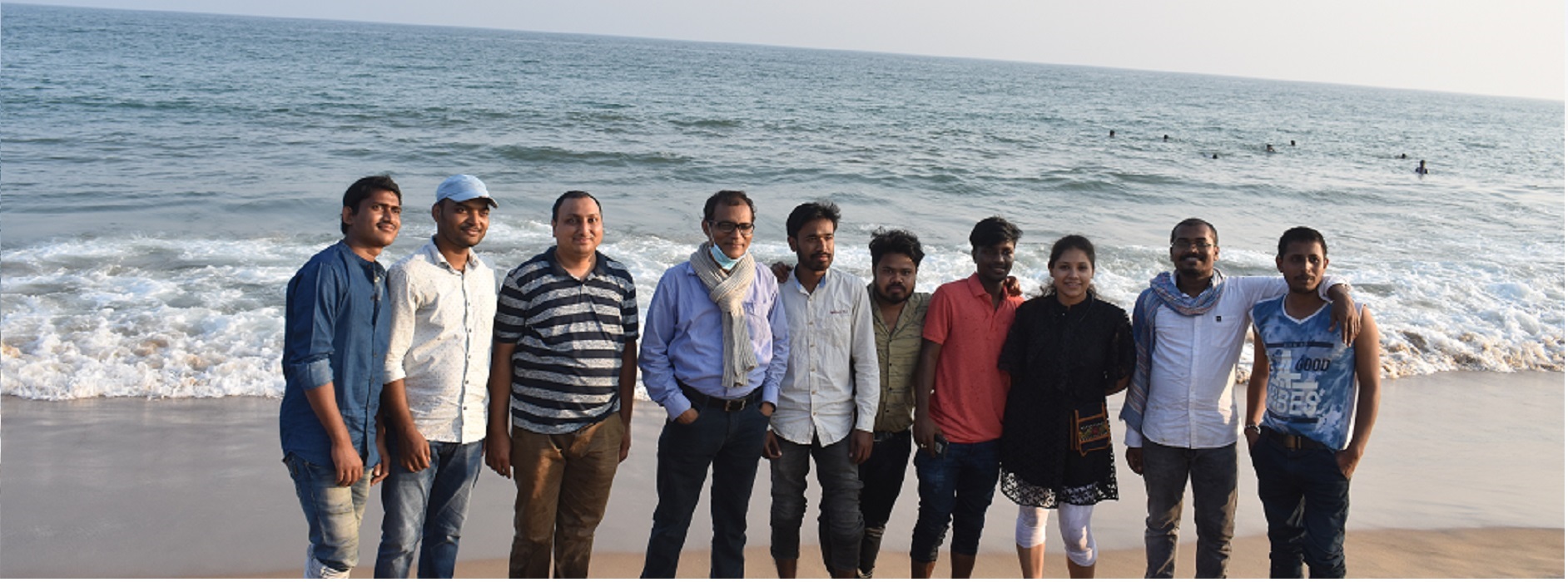 With my student at Sea Baech.JPG